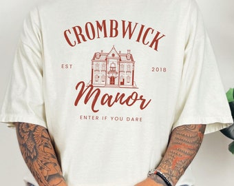 Crombwick Manor OSRS Shirt Morytania, Minimalist T-shirt Gift Boyfriend, Oversized Shirt Comfort Colors, Niche Runescape Niche Tshirt MMORPG