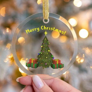 OSRS Christmas Ornament, Runescape Christmas Gift for Gamer Boyfriend, MMORPG RS3 PC Glass Ornament, Gamer Girl Old School Runescape Player