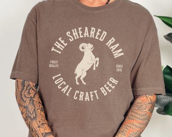 Sheared Ram Bar Lumbridge T-Shirt, Runescape OSRS Pub Tee, Comfort Colors 1717 Unisex