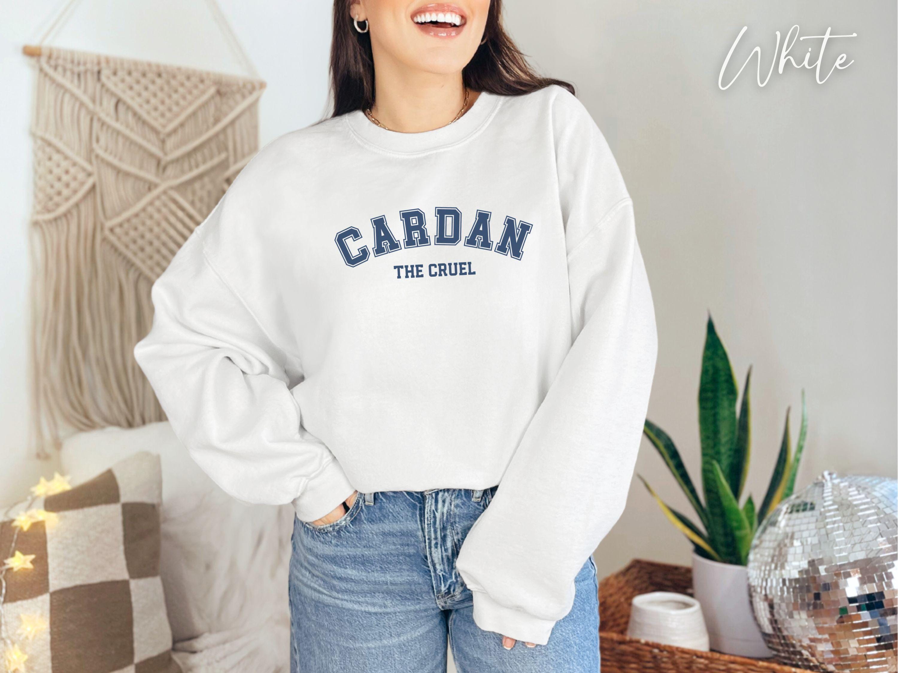 Cardan Cruel Prince Sweatshirt, Cute Minimalist Bookish Pullover, Fantasy  Book Gildan 18000, Cardan Greenbriar Elfhame Shirt Folk of the Air