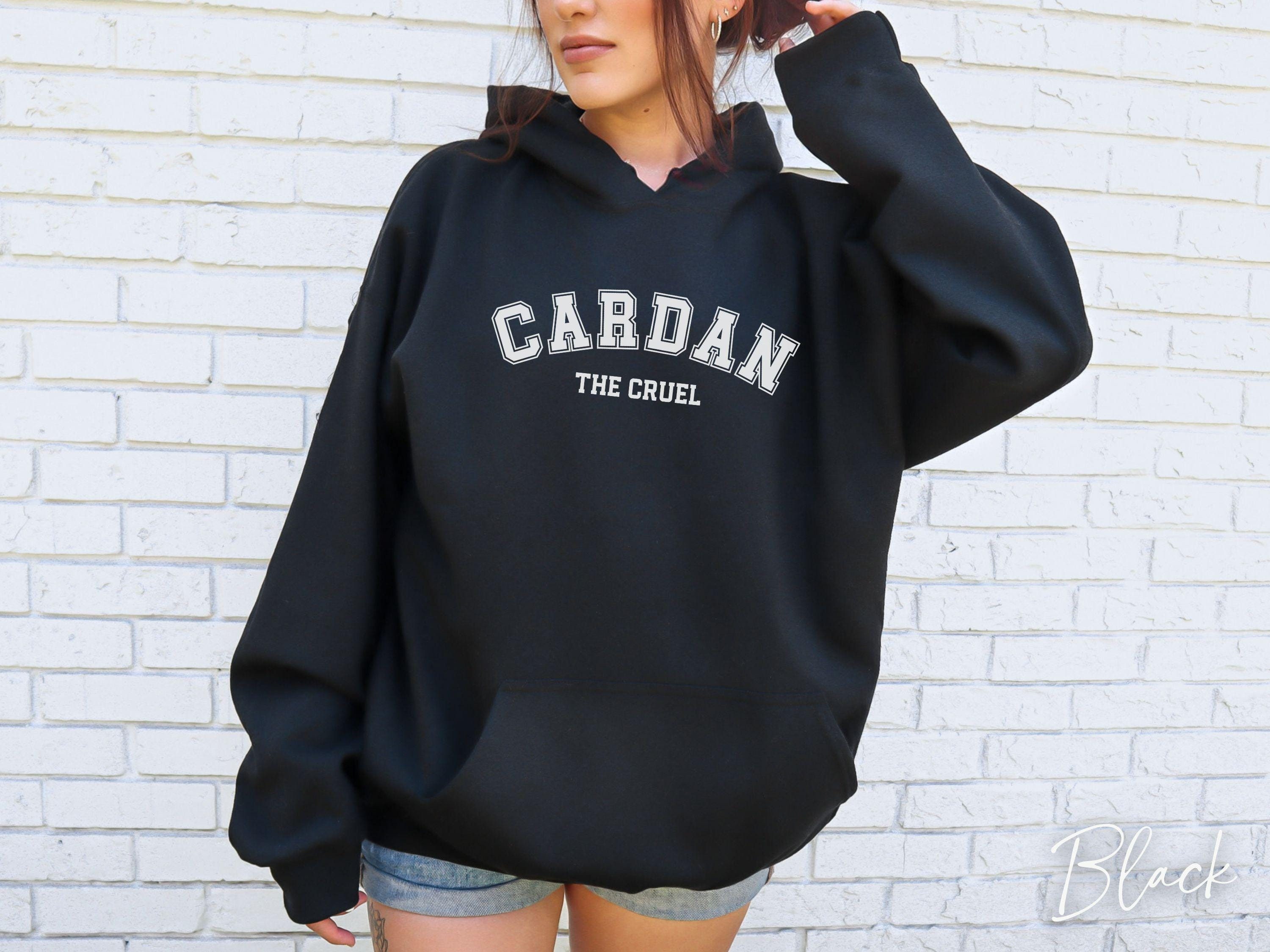 Cardan Cruel Prince Hoodie, Cute Minimalist Bookish Pullover, Fantasy Book  Gildan 18500, Cardan Greenbriar Elfhame Shirt Folk of the Air