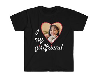 I Love My Girlfriend Sana Kpop Merch Unisex Softstyle Tee