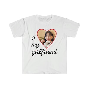 I Love My Girlfriend Jihyo Kpop Merch Unisex Softstyle Tee Twice Tour Shirt White