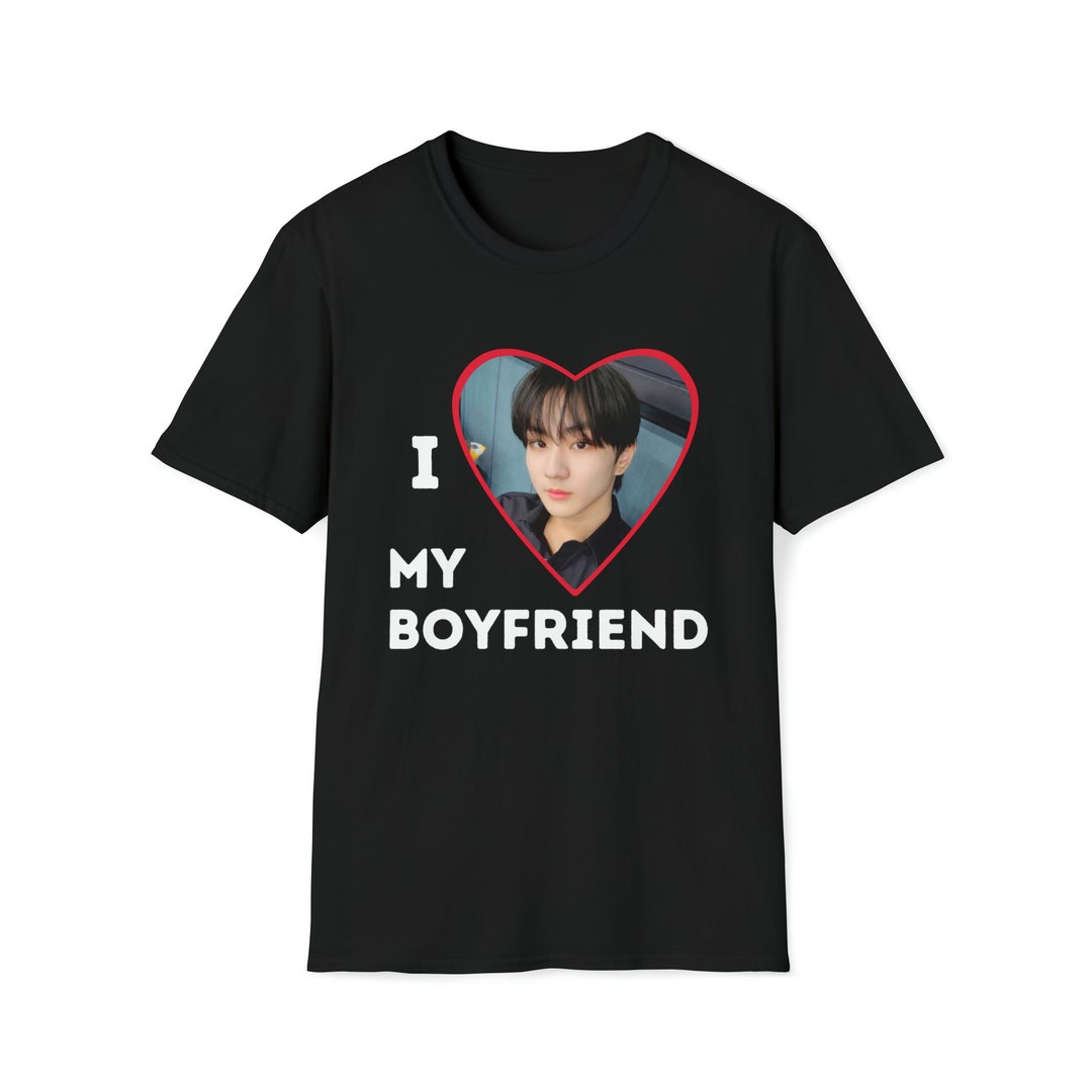 nct ジョンウ ペンミ tシャツ I Love My Boyfriend Jungwon Kpop Merch Unisex Softstyle Tee