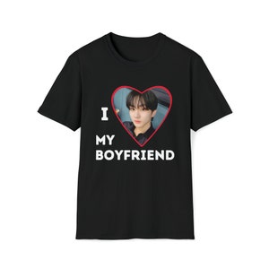 I Love My Boyfriend Jungwon Kpop Merch Unisex Softstyle Tee