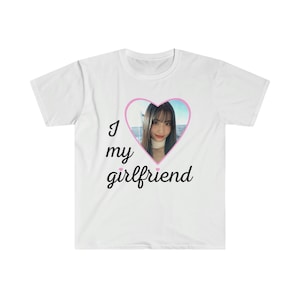I Love My Girlfriend Momo Kpop Merch Unisex Softstyle Tee Twice Tour Shirt White