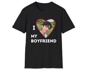 I Love My Boyfriend Jungwon Kpop Merch Unisex Softstyle Tee