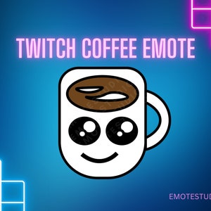 Pixel Coffee Emote Coffee Cup Twitch Emote Discord Emote 