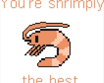 You’re shrimply the best cross stitch pattern