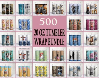Mega Bundle Sublimation Tumbler Design Wraps, 20oz Skinny Tumbler Sublimation Design, Digital Download