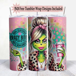 100% Bitch Funny Sarcastic Tumbler Wrap PNG Sublimation, 20 oz Skinny Tumbler, Instant Download, Sarcastic Sassy PNG, Funny Tumbler