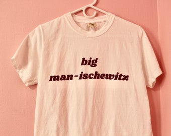 Funny 'Big Man-ischewitz' T-Shirt, Jewish Dad Gift