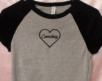 Comiskey heart cropped shirt, Chicago White Sox shirt