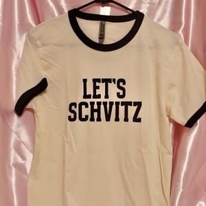 Let&#39;s Schvitz shirt, jewish shirt, yiddish shirt, yiddish funny, summer shirt