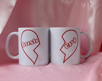 Bashert Soulmate Mug Set, Jewish Wedding Gift