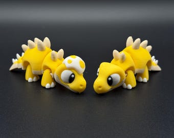 Flexi Stegosaurus Figure - 3D Printed Figures - Party Favors