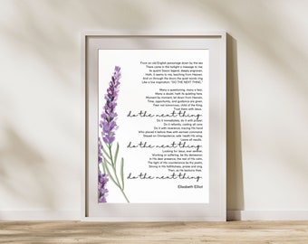 Elisabeth Elliot Quote, Do The Next Thing, Christian Wall Art, Printable, Christian Wall Decor