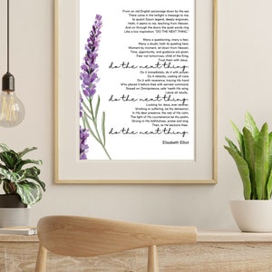Elisabeth Elliot Quote, Do the Next Thing, Christian Wall Art ...