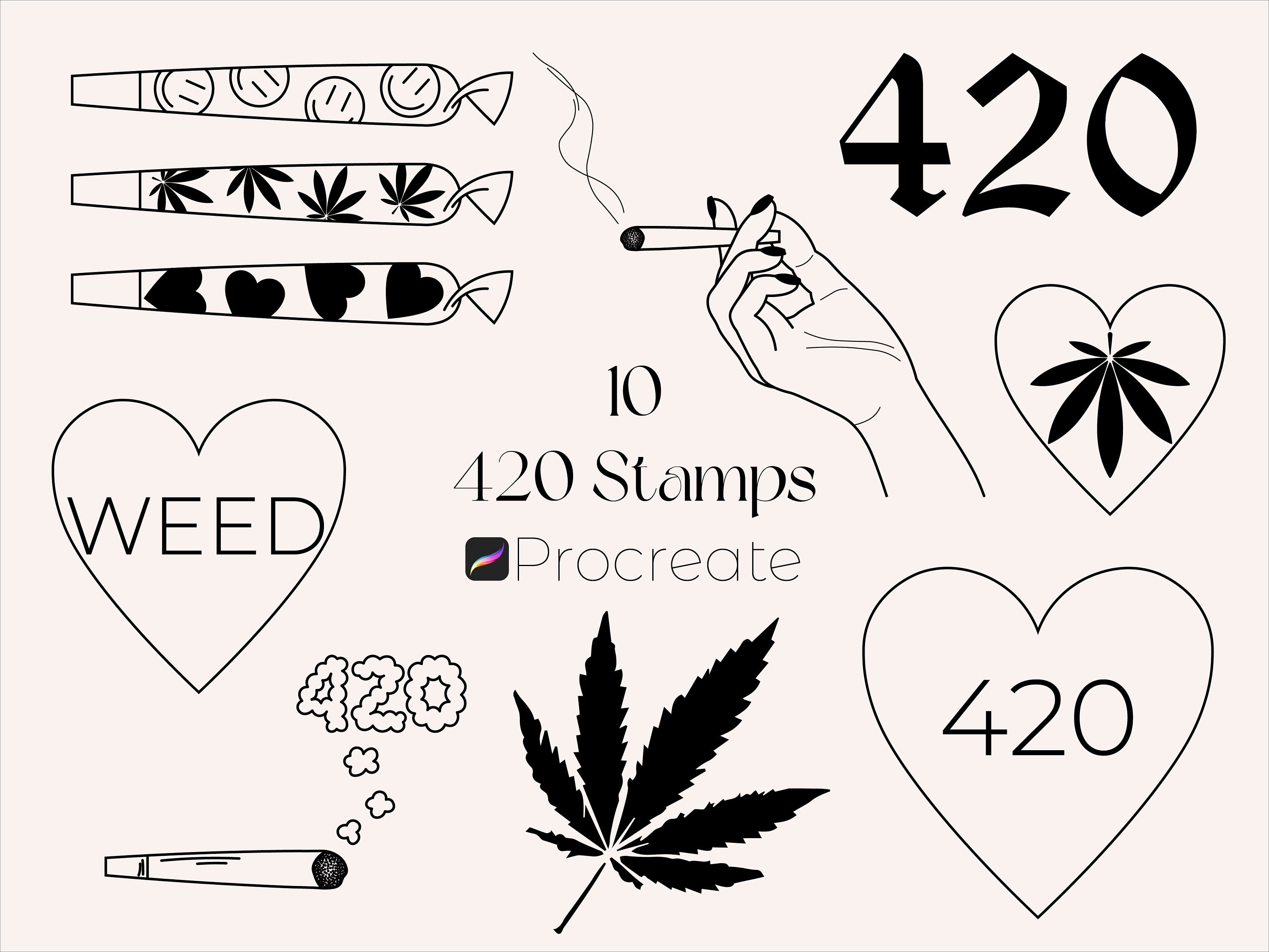Stoner 420 tattoo designs
