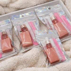 Extra Press-On Nails Application Kit - Nail Glue, Adhesive Tabs, File, Alcohol Pad & Cuticle Stick – Reusable Prep Set for Press-On