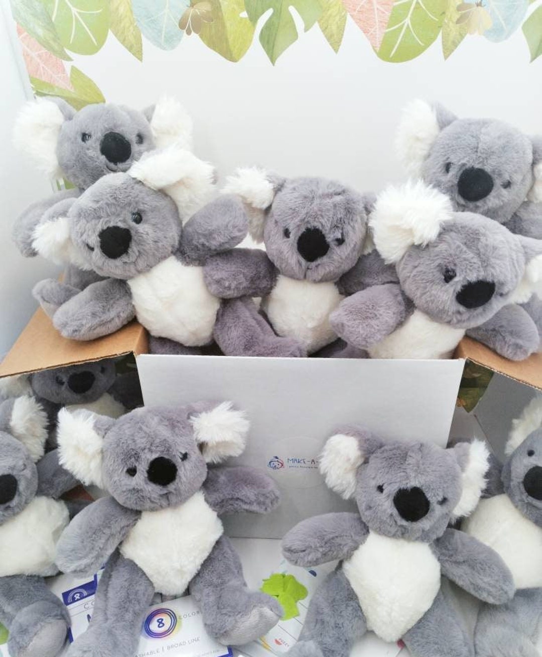 Ten Pack Make Your Own Koala Bear Party Kit White Tshirts 10 Koala