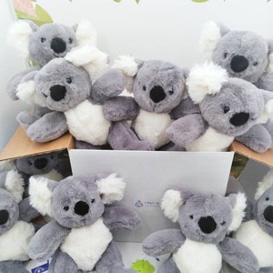 Ten Pack Make Your Own Koala Bear Party Kit White T-shirts 10" Koala Plushie Stuff Your Own Bear Make a Bear  Kids Birthday Party Favor