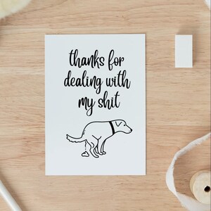 Dog Dad Card, Birthday Card For Dad, Father&#39;s Day For Dog Dad, Fathers Day, Birthday Card for Dog Dad Funny birthday Card for Him,