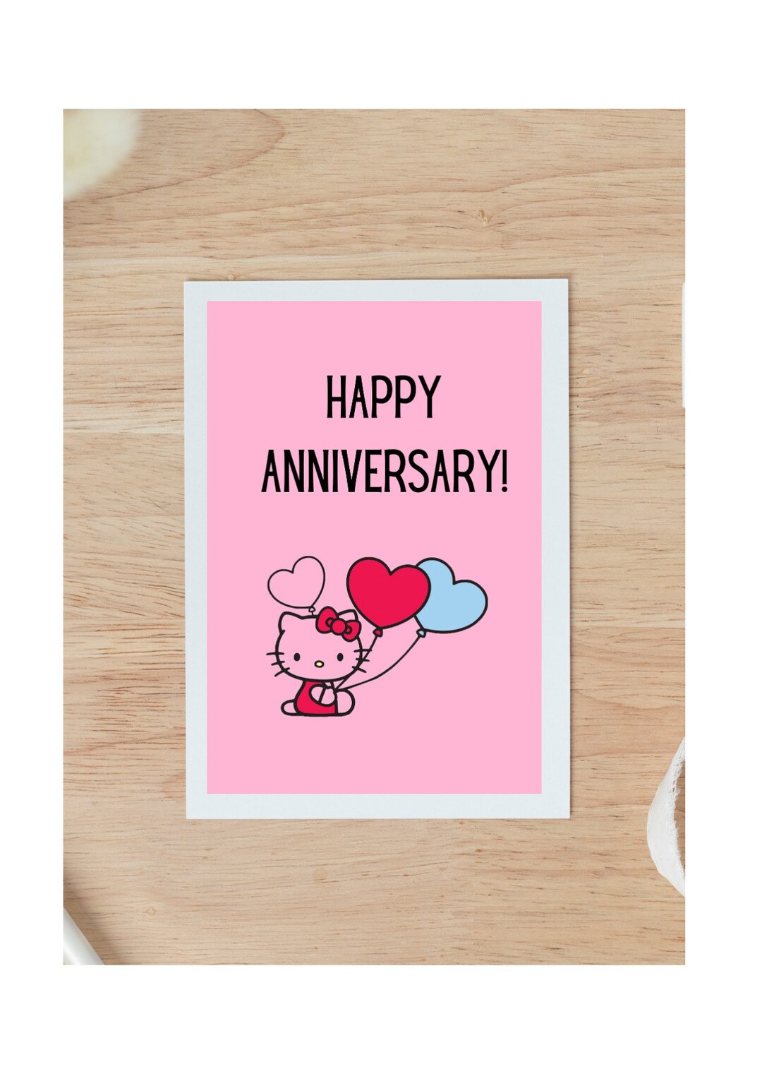 Sanrio Anniversary Card Hello Kitty Anniversary Etsy