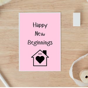 Carte pour maison neuve, Carte de pendaison de crémaillère, Cadeau pour une nouvelle maison, Carte pour le jour du déménagement, Cadeau pour agent immobilier, Cadeau de félicitations pour une nouvelle maison, Nouveau départ 2024