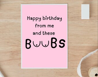 Dirty Birthday Card for Him, Raunchy Birthday Card for Husband, Boyfriend Birthday Card, Birthday Gift, Birthday Cards for boyfriend