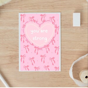 Carte d'amitié meilleure amie avec noeud, carte de voeux amie, carte d'anniversaire meilleure amie, carte meilleure amie pour toujours, carte pour elle, carte pour lui