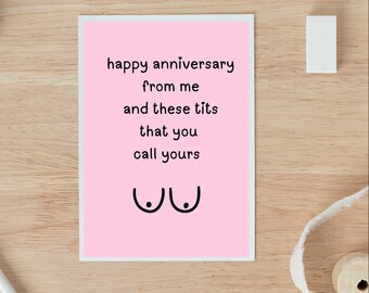Carte d'amour d'anniversaire pour lui, carte d'amour torride pour mari, carte d'amour de petit ami, carte de jeu de mots, cadeau de petit ami, carte d'anniversaire