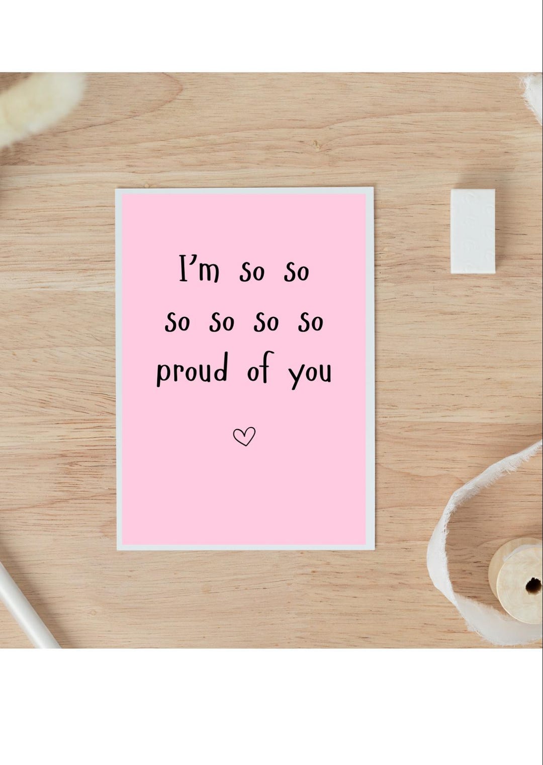 Always Proud Of You Card - Congratulations Card For Graduation, New Job, Exams & Achievements
