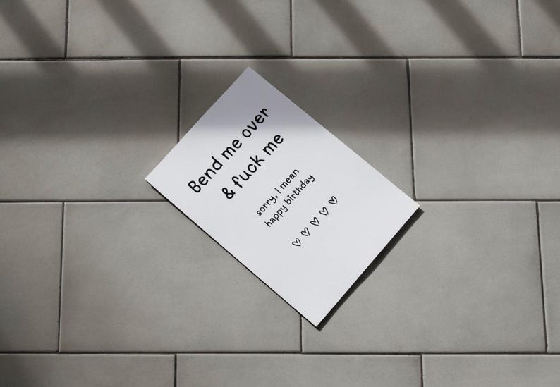 Carte d'anniversaire sale pour lui, carte d'anniversaire torride pour mari, carte d'anniversaire petit ami, cadeau d'anniversaire, cartes d'anniversaire pour petit ami image 4