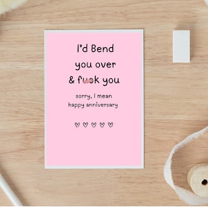 Tarjeta de aniversario para esposa, Tarjeta de aniversario divertida para esposa, Tarjeta de aniversario de él, Tarjeta divertida para esposa, Tarjeta de cumpleaños de esposo