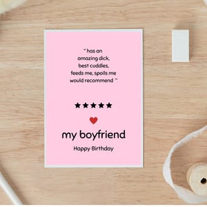 Cartão de aniversário para ele, cartão de aniversário atrevido para marido, cartão de aniversário do namorado, cartão de trocadilho, presente de aniversário, cartão de aniversário