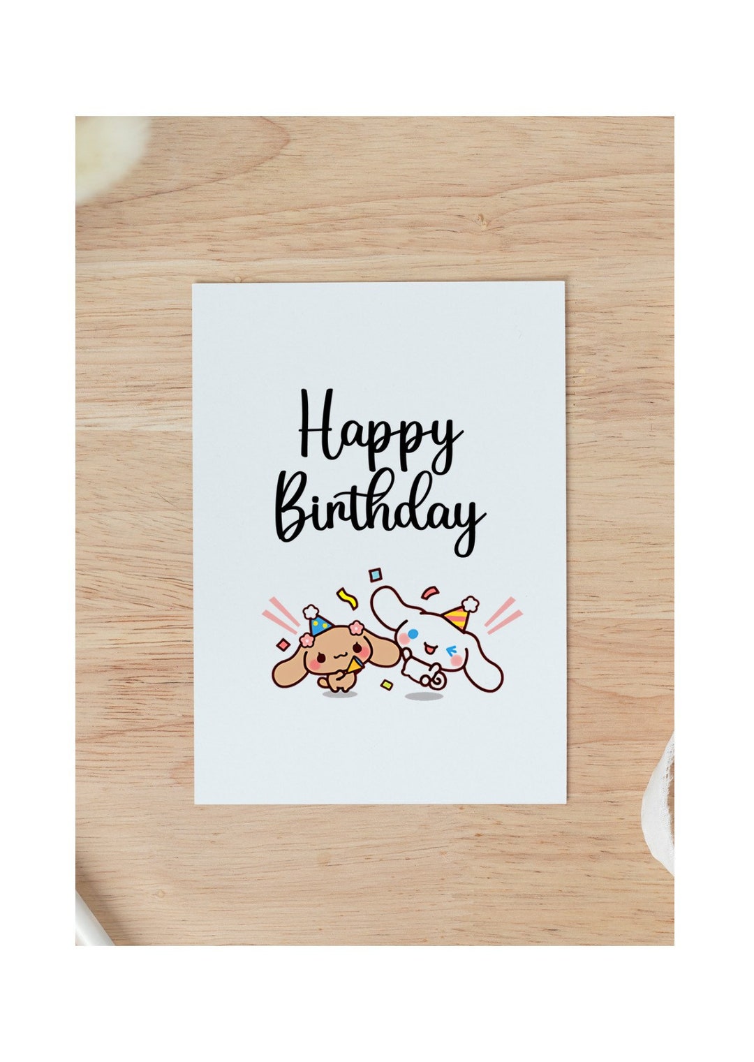 Sanrio Birthday Card Cute Birthday Card - Etsy