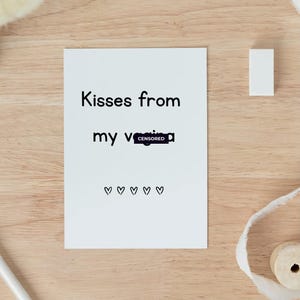 Karta Dirty Love dla niego, Karta Raunchy Love dla męża, Karta Boyfriend Love, Karta Pun, Prezent dla chłopaka, Karta rocznicowa