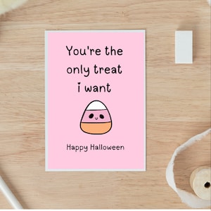 Carte d'Halloween sale pour lui, carte d'Halloween torride d'amour pour mari, carte d'amour de petit ami, carte de jeu de mots, cadeau de petit ami, carte d'halloween