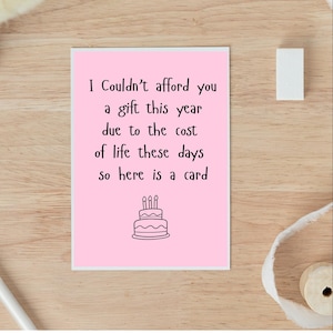 Funny Birthday Card, Friend Greeting Card, Best Friend Birthday Card, Card for boyfriend, Card for girlfriend , Funny Birthday cards, funny