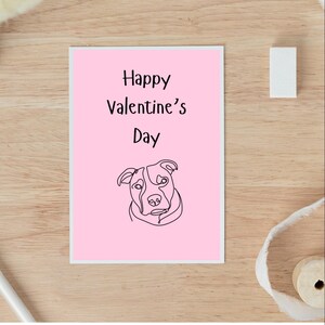 Carte de Saint-Valentin personnalisée pour chien | Pour mari, femme, partenaire, fiancé, fiancée, petit ami, petite amie | Mignon, animal de compagnie, Saint-Valentin