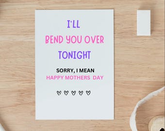 Funny Mothers Day Card, Mothers Day Gift From Husband, Amazing Butt Card, Wife Birthday Card, Anniversary Card For Wife, Wife Gift For Her