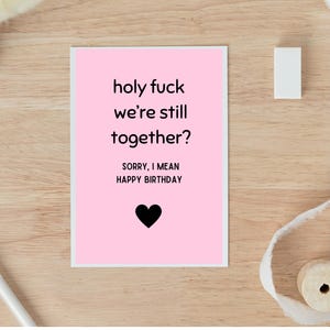 Geburtstagskarte für ihn, Raunchy Geburtstagskarte für Mann, Freund Geburtstagskarte, Wortspielkarte, Geburtstagsgeschenk, Jubiläumskarte