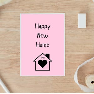 New Home Card, Housewarming Card, New Home cadeau, Moving Day Card, cadeau makelaar, gefeliciteerd cadeau nieuw huis, nieuw begin 2024