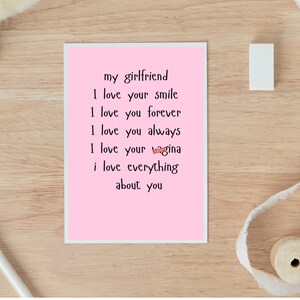 Tarjeta de aniversario para novia Tarjeta de aniversario divertida para ella, Tarjeta de aniversario de él, Tarjeta divertida para novia, Tarjeta de cumpleaños