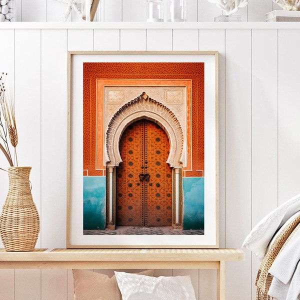 Moroccan Door , Moroccan Product , Morocco , Oriental Art , African Wall Art ,  Printable wall art, Digital Prints, DIGITAL DOWNLOAD