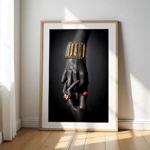 Afrikanische Wandkunst, Schwarze Kunstdrucke, Wandkunst, Fotografie Kunstwerk Druck, Digitaldrucke, Schwarze Frauen Wandkunst, Extragroße Wandkunst