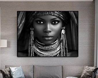 Black Woman Art, African Photography, Extra Large Wall Art (Digital Download)