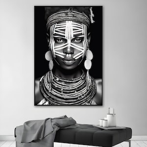Black Woman Art , African Art , Black and white art , photography artwork , digital prints , wall art printable , extra large wall art