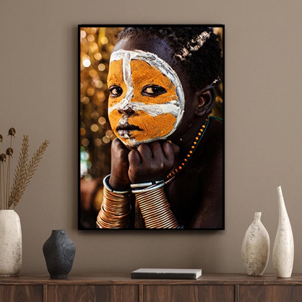 African Art , Black wall art , Gallery Wall Art ,  Digital wall art , Printable wall art , Wall art prints , extra large wall art